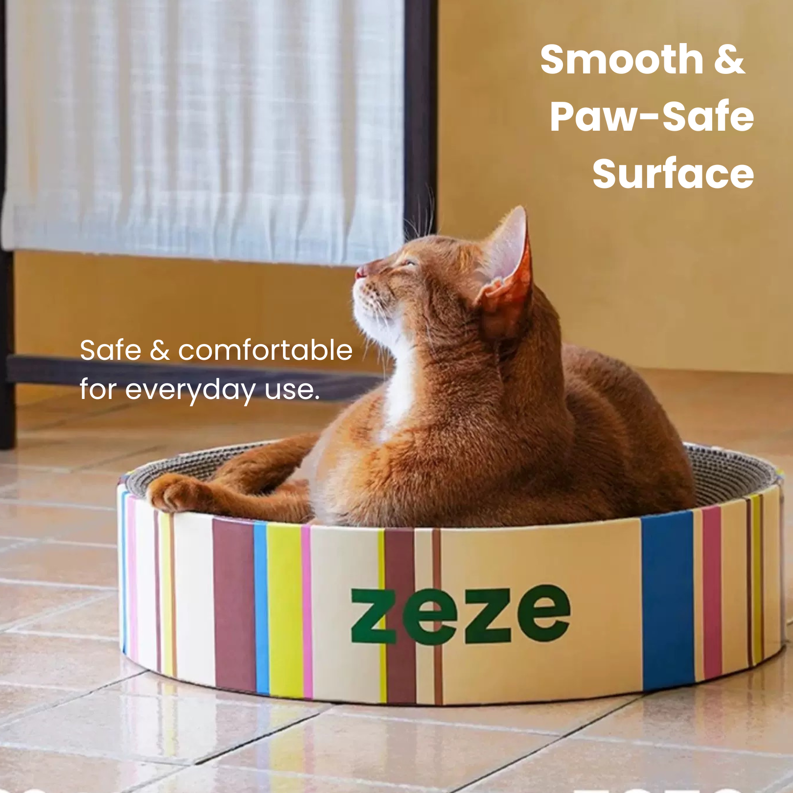 Retro Cat Scratcher Bed