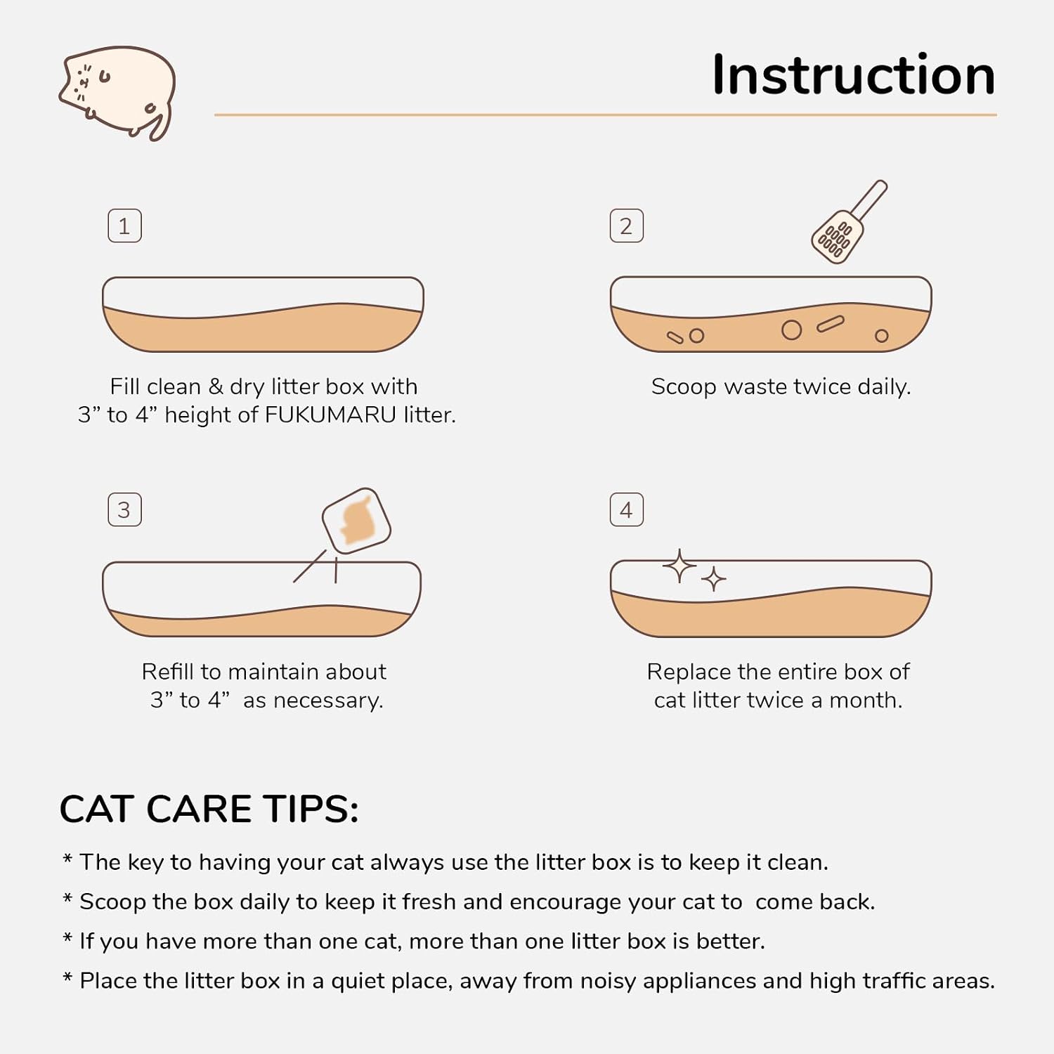 FUKUMARU SAP Tofu Cat Litter, White Tea