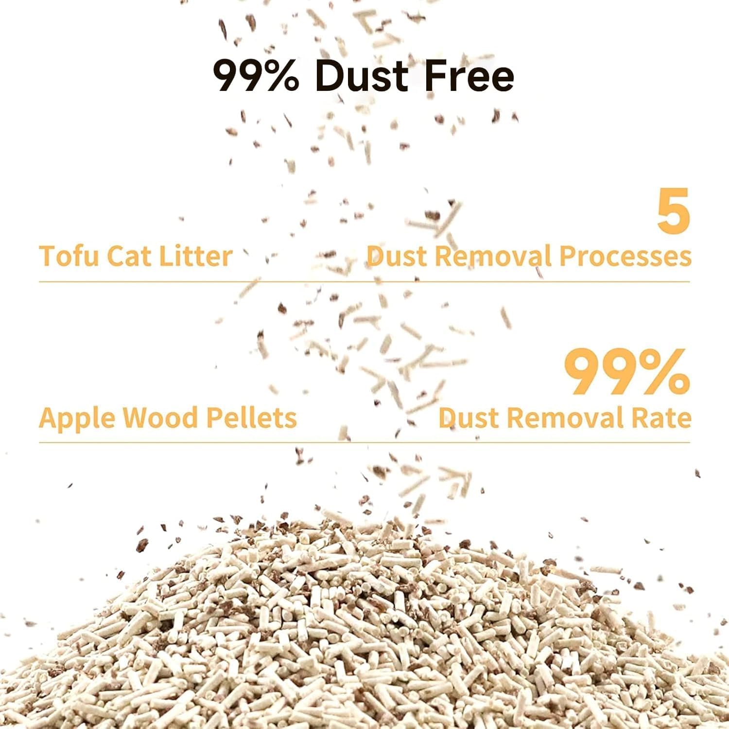 FUKUMARU Apple Wood Mixed Tofu Cat Litter