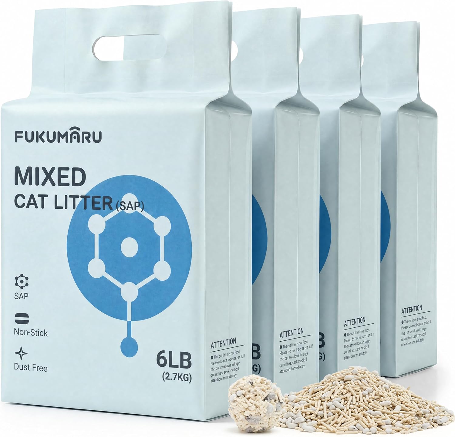 FUKUMARU SAP Tofu Cat Litter, White Tea