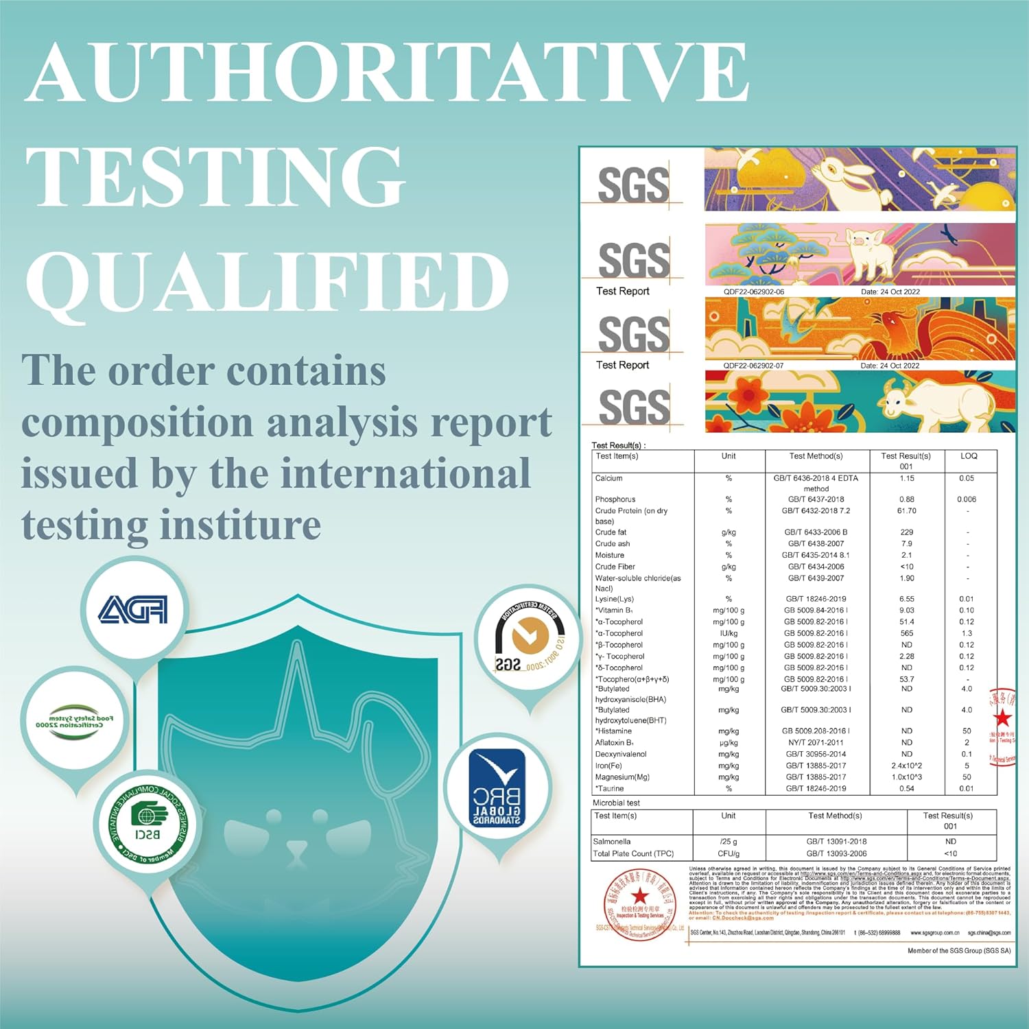 SGS tested freeze-dried raw pet food: high-protein dog/cat nutrition with 96% real meat ingredients.