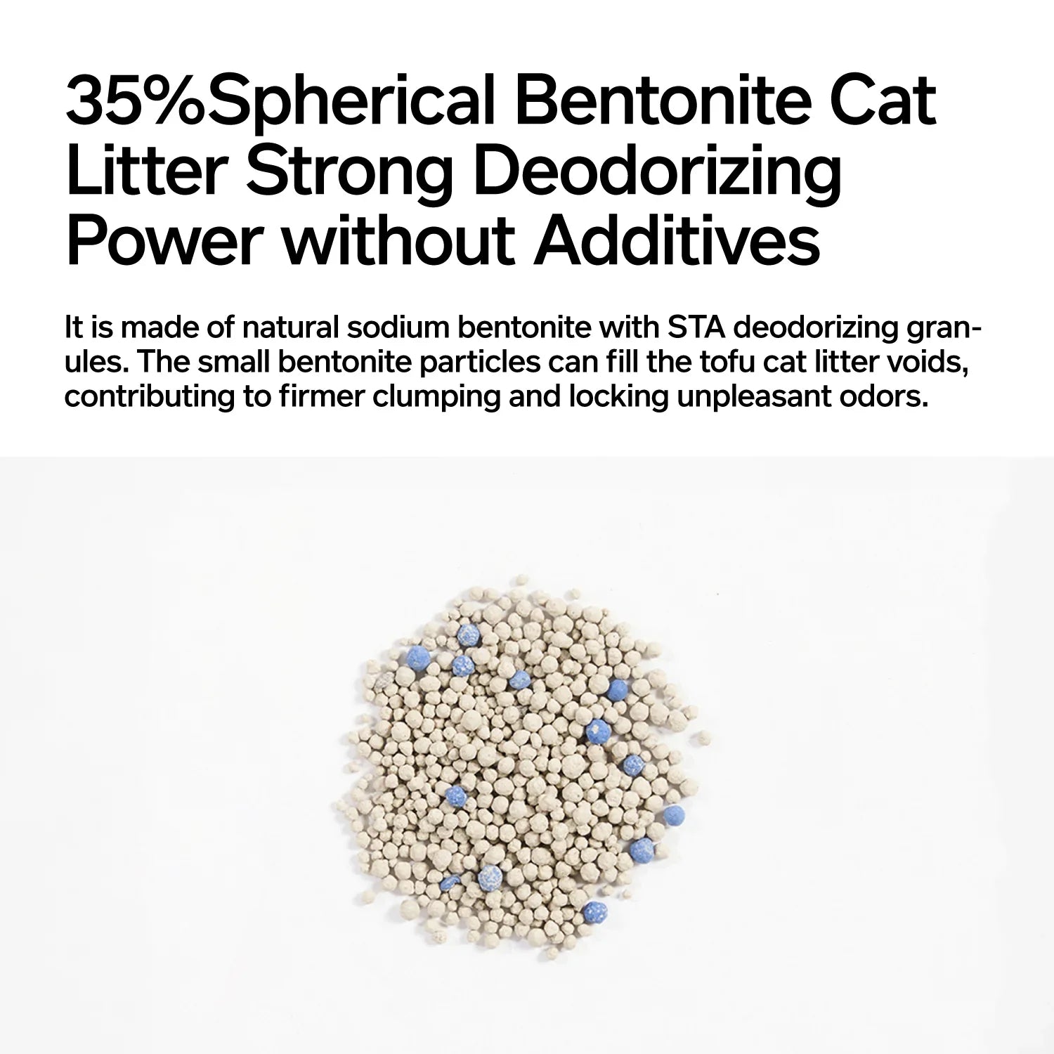 pidan 3-in-1 Blend Cat Litter (Tofu, Spherical Bentonite Clay, Activated Carbon Infused Tofu)