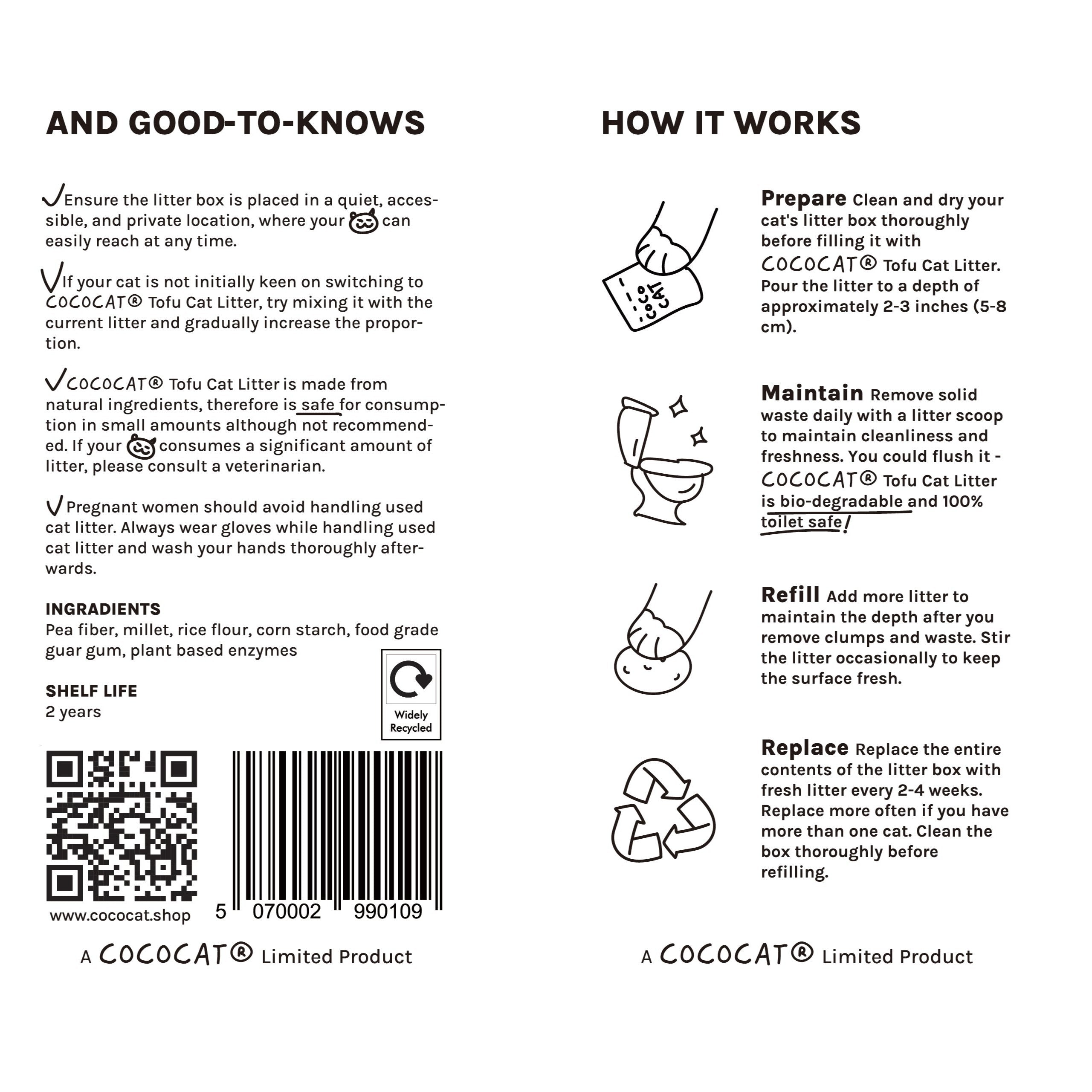 Biodegradable, flushable tofu cat litter guide; dust-free, plant-based, superior odor control.